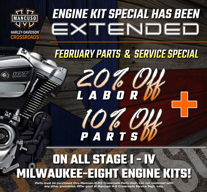 Our Service Specials Mancuso HarleyDavidson® Crossroads Houston Texas